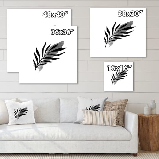 Designart - Abstract Tropical Leaf I